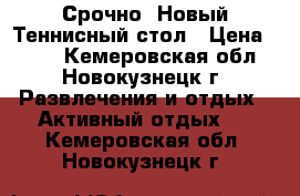 Срочно! Новый Теннисный стол › Цена ­ 100 - Кемеровская обл., Новокузнецк г. Развлечения и отдых » Активный отдых   . Кемеровская обл.,Новокузнецк г.